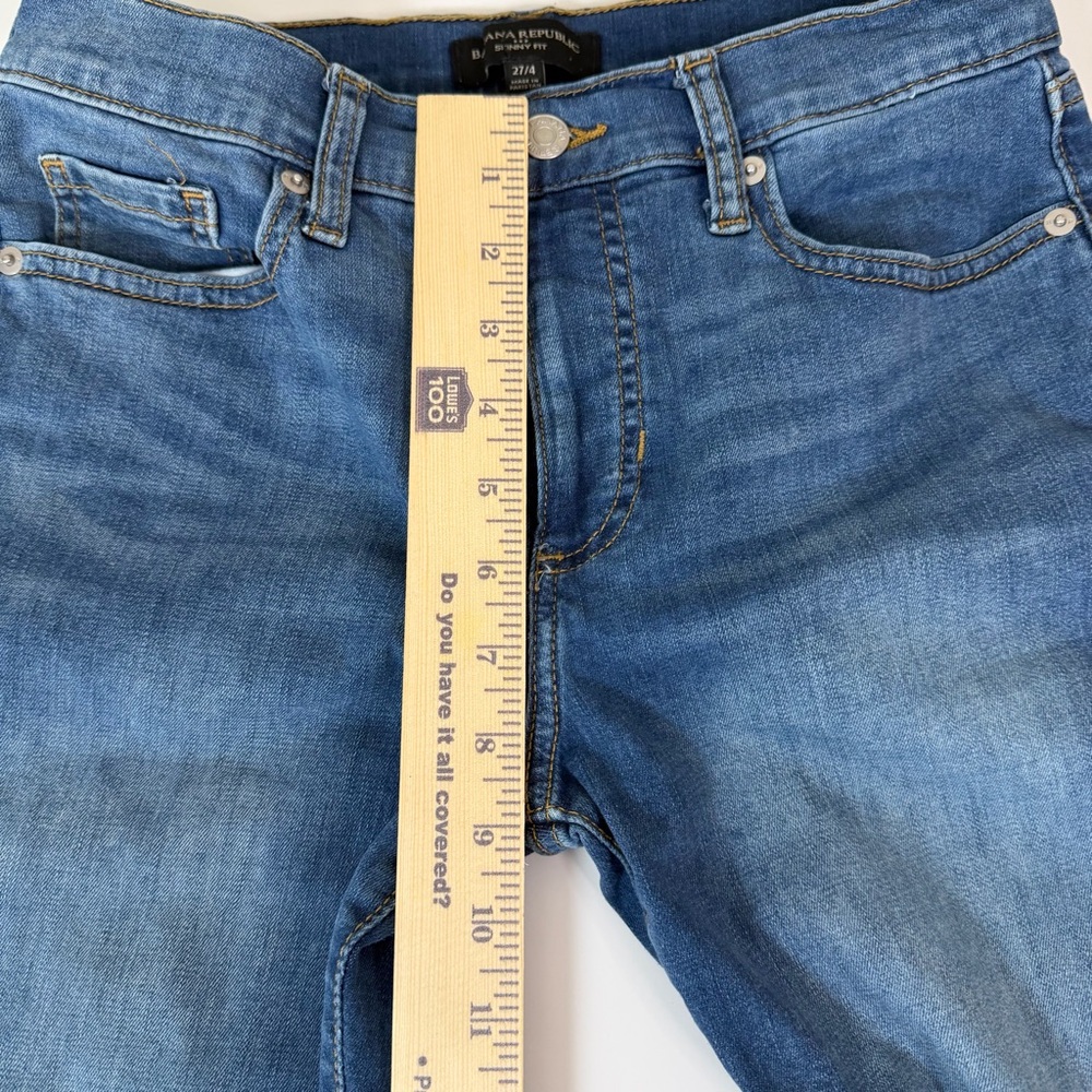 BANANA REPUBLIC Women’s 27/4 Skinny Fit Mid Rise Medium‎ Wash Preppy Everyday - Picture 3 of 6